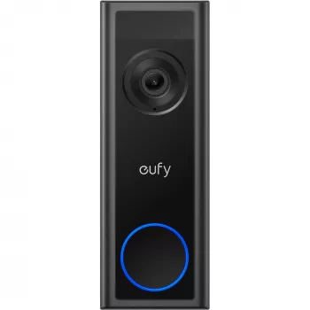 Videodomofón Eufy C31 2K s podporou microSD, 2560×1440, 6500 mAh, káblový & bezdrôtový, čierna