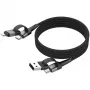 Ansmann magnetický kábel USB-A alebo USB-C na Lightning - kábel - digitálny/dátový