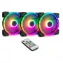 INTER-TECH Argus RGB sada ventilátorov RS-14 140mm ARGB balenie 3 ks čierna