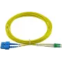 Optický kábel BlueOptics duplexný LWL patch kábel LC-APC/SC-UPC OS2 10m modrý/zelený