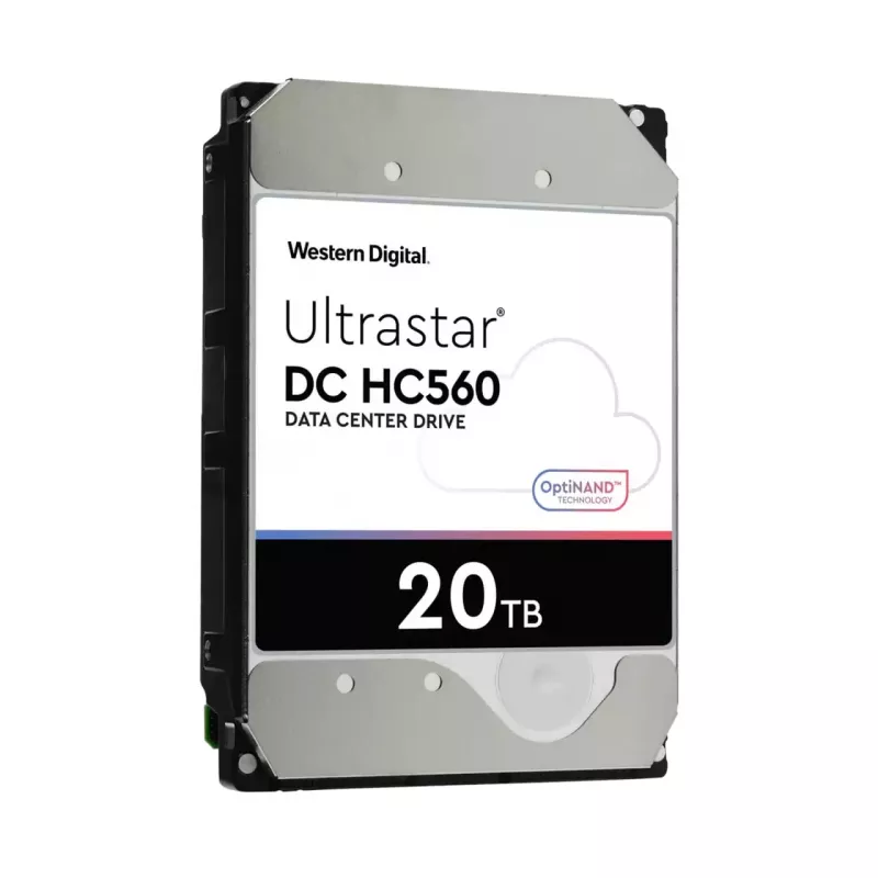 WD Ultrastar DC HC560 - pevný disk - 20TB - interný - 3.5 (8,9 cm) - SAS 12Gb/s - 7200 ot/min - vyrovnávacia pamäť: 512MB (0F38652)