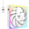 Sada ventilátorov THERMALTAKE TOUGHFAN EX 140 ARGB Sync White — 140 mm, 3-pack