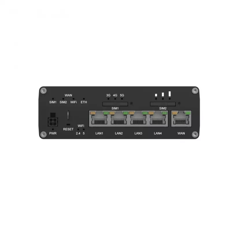 Teltonika RUTC50 Bezdrôtový router Gigabit Ethernet Dual-Band (2,4 GHz / 5 GHz) 5G čierny