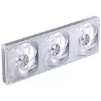 Sada ventilátorov do skrine Jonsbo ZA-420W — 3×140 mm PWM ARGB, biela