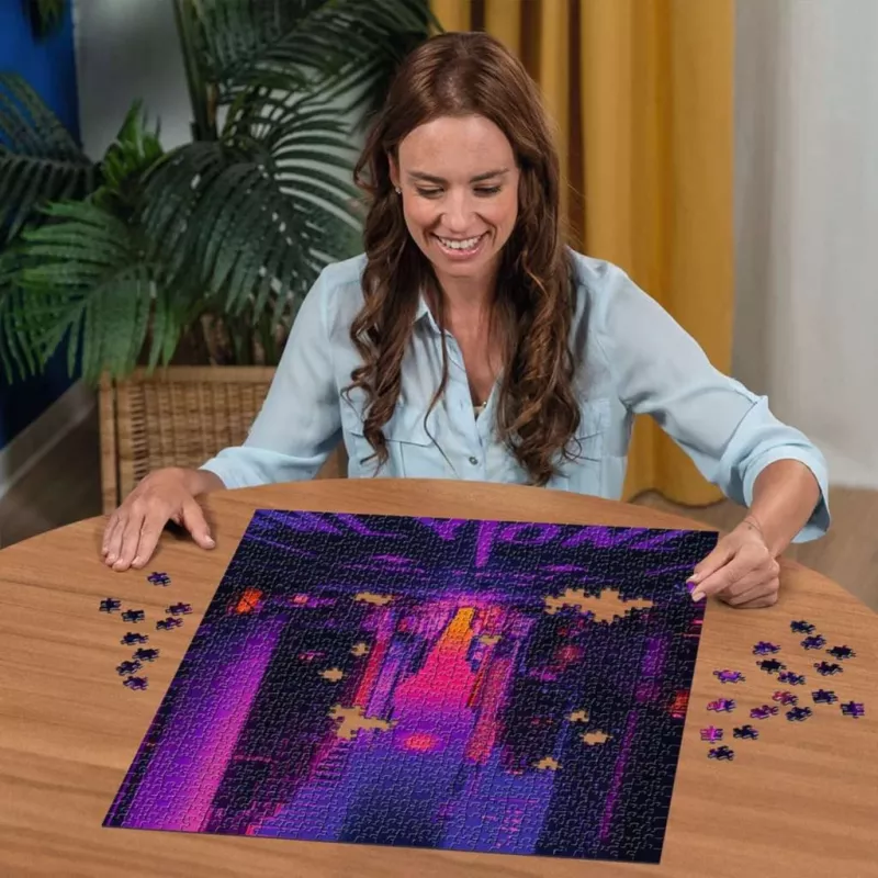 Puzzle Ravensburger New York in Neon, 1000 dielikov, puzzle pre dospelých