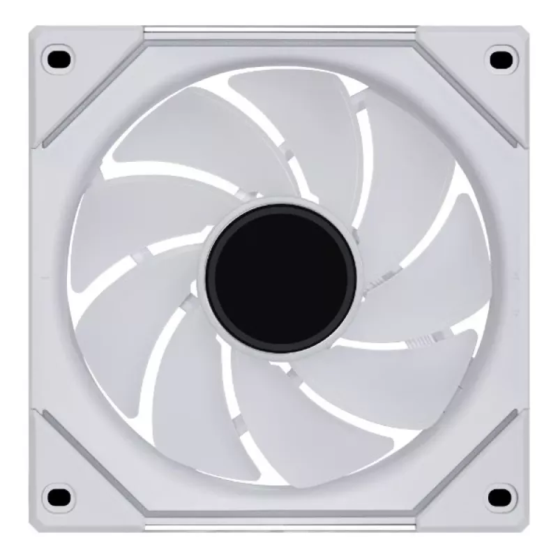 120mm Lian Li UNI FAN SL-INF Wireless ARGB PWM — biela, modulárny magnetický systém ventilátorov