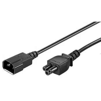 Microconnect PE080610 napájací kábel čierny 1 m C14 konektor samica C5 konektor samica