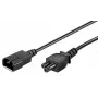 Microconnect PE080610 napájací kábel čierny 1 m C14 konektor samica C5 konektor samica