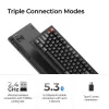 Mechanická Full-Size (100%) klávesnica Keychron V6 Ultra 8K — QWERTY, Bluetooth, RGB LED, čierna