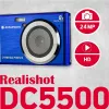 Realishot DC5500 kompaktný fotoaparát 24 MP CMOS 5616 x 3744 pixelov modrá (DC5500BL)