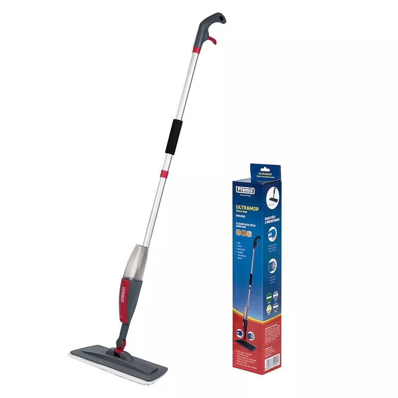 PROMIS rozprašovacia mop, sivá-červená