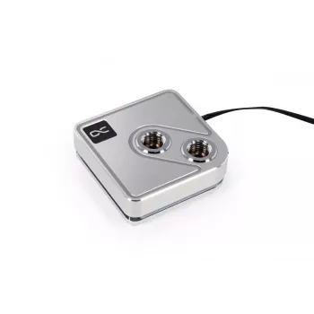 Vodný chladič vodného chladenia Alphacool 13447 mosadz meď striebro RGB 5V