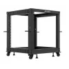 Rack skriňa LANBERG Open Rack OR01-6112-B 12U 600x600 nastaviteľná čierna