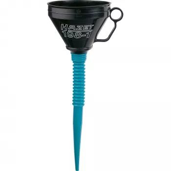 HAZET 198-1 - čierna - modrá - polypropylén (PP) - nehrdzavejúca oceľ - motorový olej - palivo - 16,5 cm - 480 mm - 146 g
