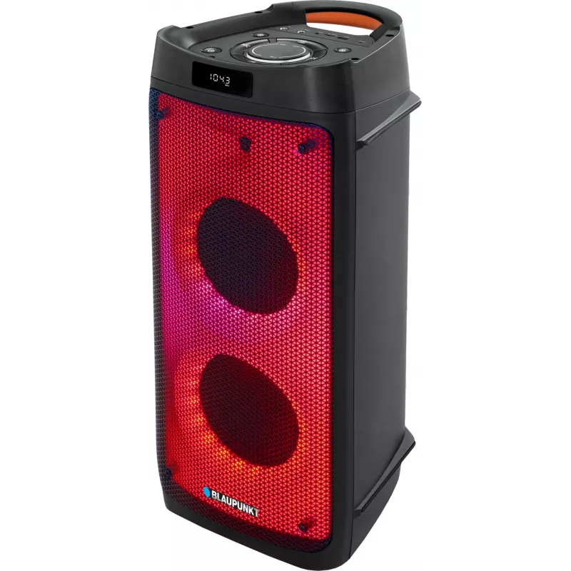 Systémové audio PLL FM USB/SD/BT 2x karaoke FULL LED PartyBox