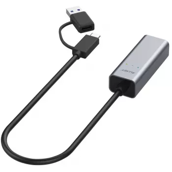 Ethernet adaptér ALLNET ALL-NC-2.5G-USBC_A USB 3.0 Type-C & Type-A 2,5 Gbps Multi-Gigabit LAN