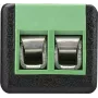 Wentronic 76741 2-pólový RCA čierna - zelená káblový rozhranie adaptér (76741)
