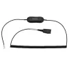 Jabra GN1218 AC 2m špirálový, kábel, čierny