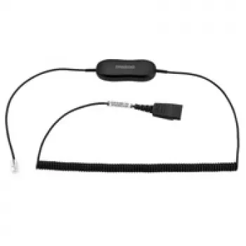 Jabra GN1218 AC 2m špirálový, kábel, čierny