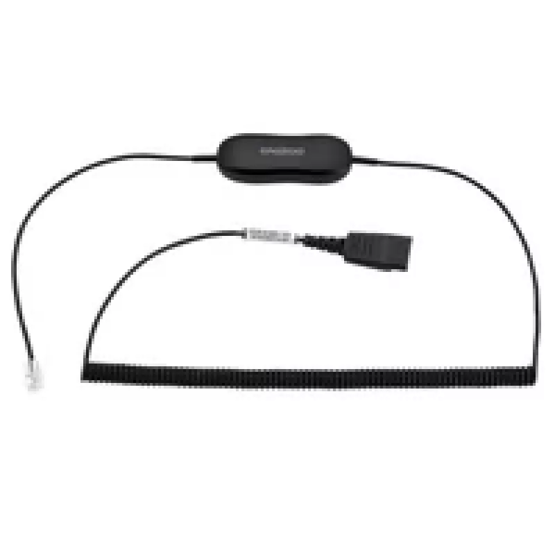 Jabra GN1218 AC 2m špirálový, kábel, čierny