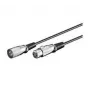 Microconnect XLRMF3 audio kábel XLR 3-pin samec–samica, 3 m