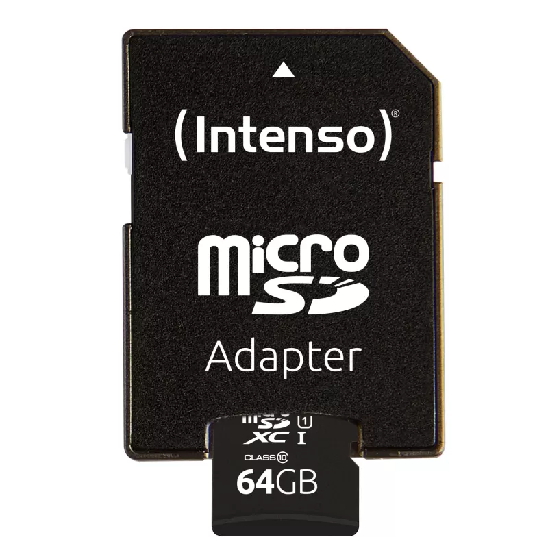 Pamäťová karta Intenso 64GB MicroSDXC UHS-I Class 10 3423490
