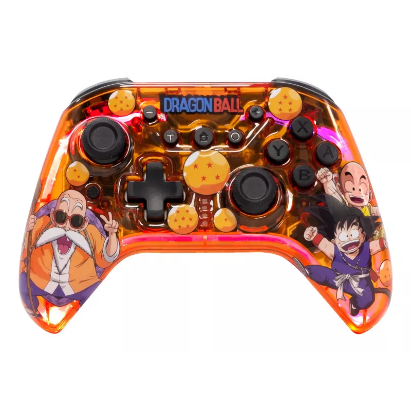 Blade Gaming DB1001, gamepad, Android, Nintendo Switch, Nintendo Switch Lite, Nintendo Switch OLED, PC, iOS, káblový a bezdrôtový, Bluetooth/USB, USB Type-A, USB Type-C, oranžový