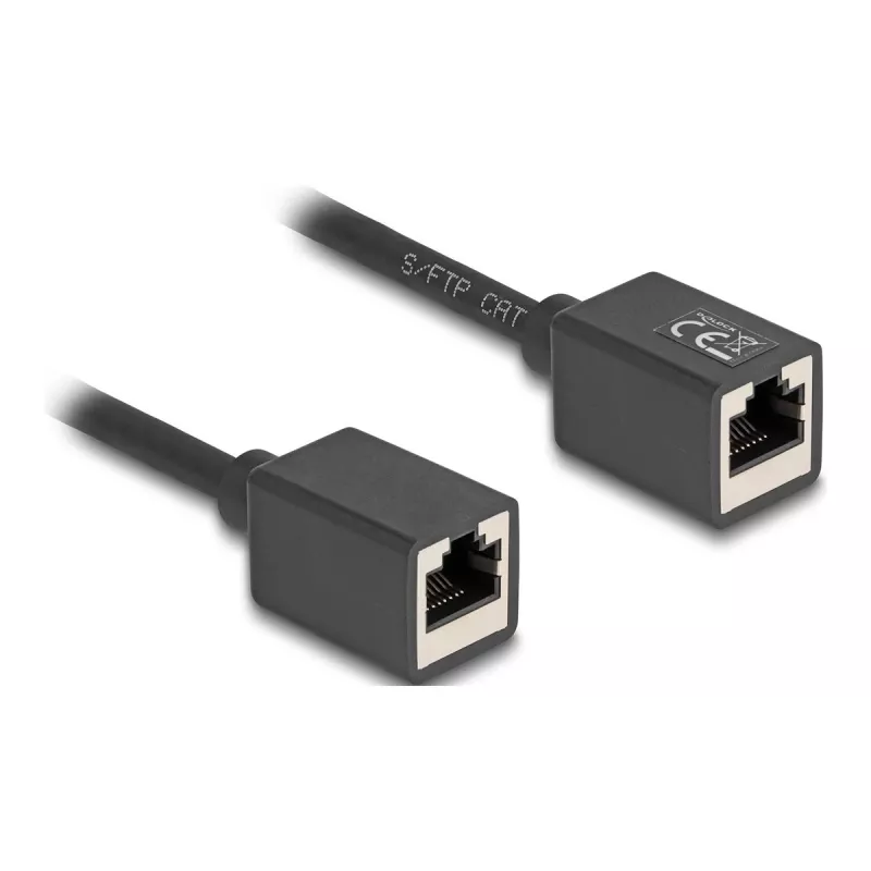 Sieťový kábel DeLOCK 90334 RJ-45 Cat6a 7,5 m čierny