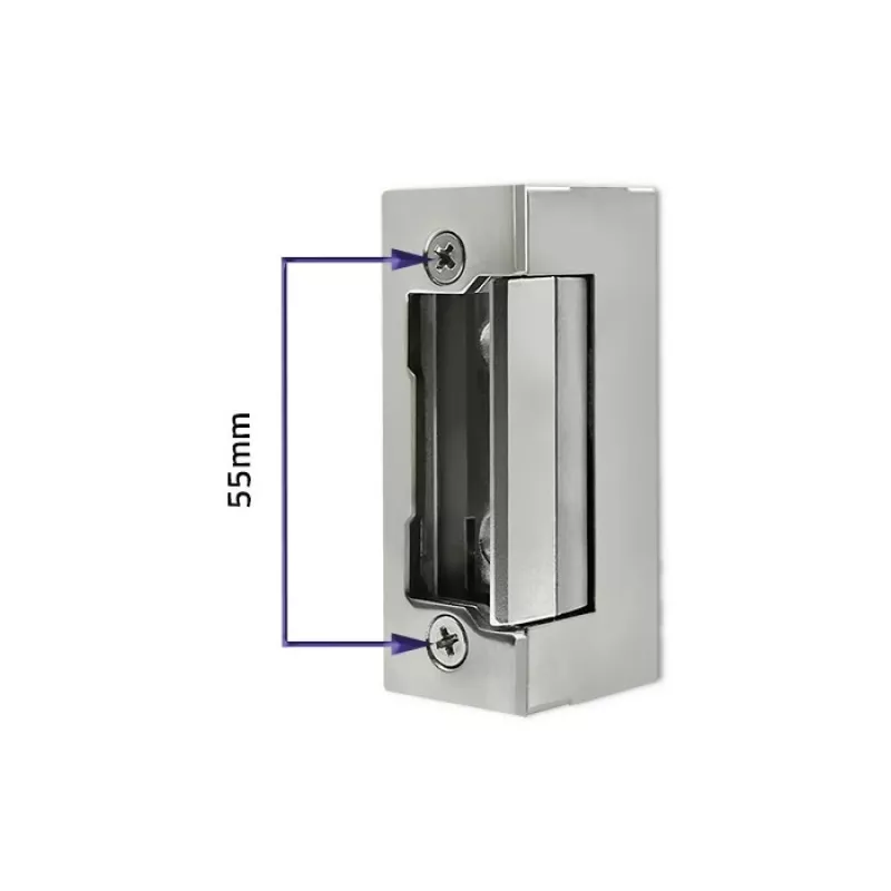 Elektromagnetický zámok QOLTEC 52459 12V symetrický s pamäťou a zámkom