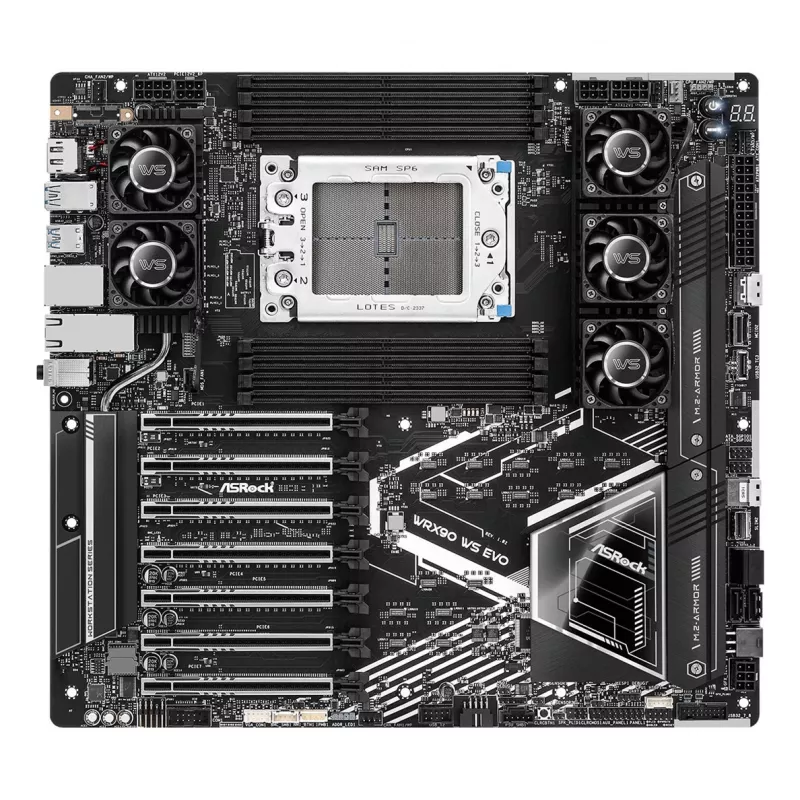 ASRock WRX90 WS EVO základná doska AMD WRX90 socket sTR5 EEB