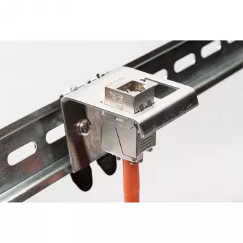 Adaptér na lištu DIN Digitus AN-25184 pre 1x Keystone modul