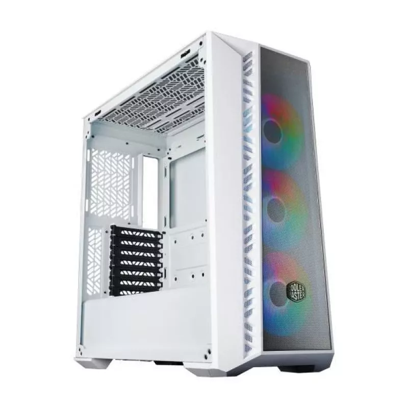 Cooler Master MasterBox 520 - Midi-Tower - PC - biela - ATX - EATX - micro ATX - Mini-ITX - SSI CEB - akrylonitril-butadién-styrén (ABS) - oceľ - tvrdené sklo - Multi