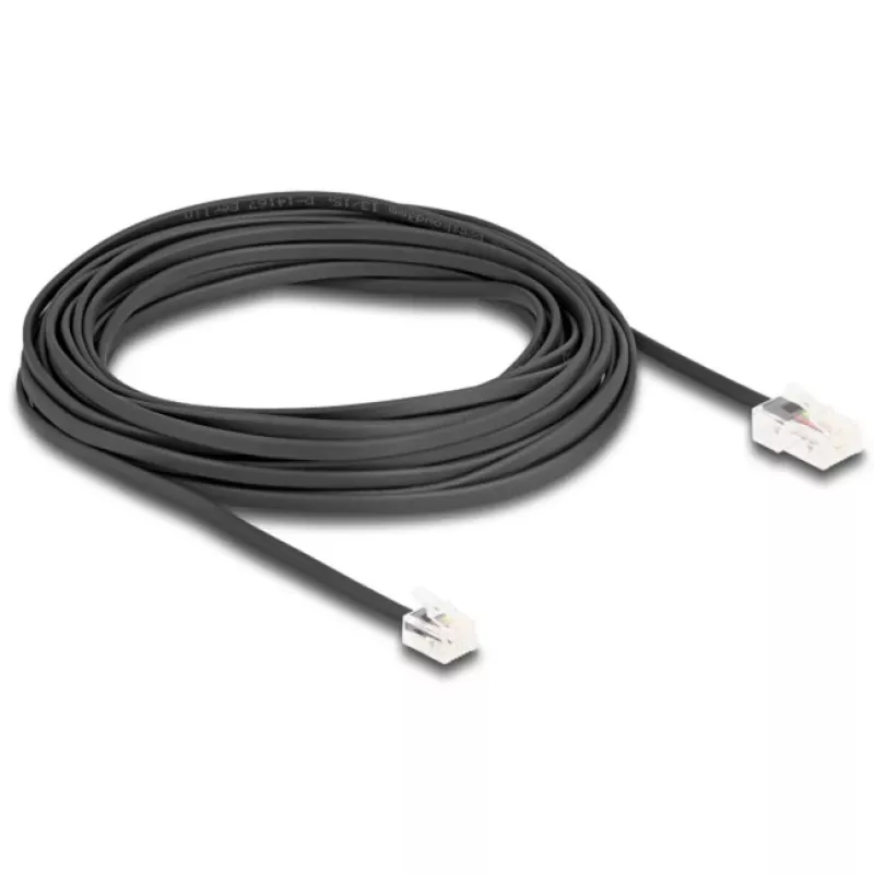 DeLOCK telefónny kábel RJ45 konektor samec na RJ11 konektor samec čierny 10 m