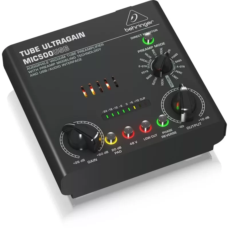 Behringer MIC500USB audio predzosilňovač