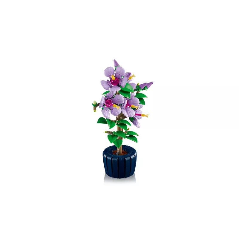LEGO Botanical stavebnica Hibiscus Flower 10372 – 660 dielov, výstavný model, 250×360×130 mm