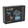 Stolná LED lampa MANTA SNL117RGB RGB 3D dinosaurus svetelná dekorácia
