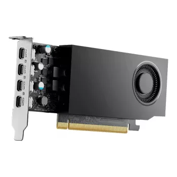 Grafická karta PNY NVIDIA RTX A400, 4 GB GDDR6, 64-bit, PCIe 4.0 x8, 4x DisplayPort 1.4a, aktívne chladenie