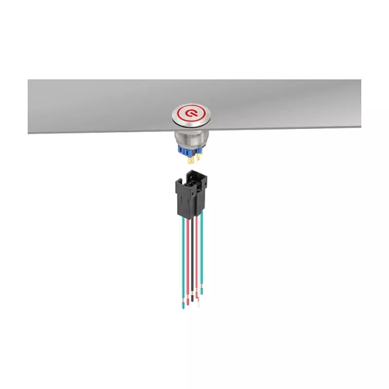 Delock 90790 Zásuvka pre 25 mm 6-pinové tlačidlo alebo spínač