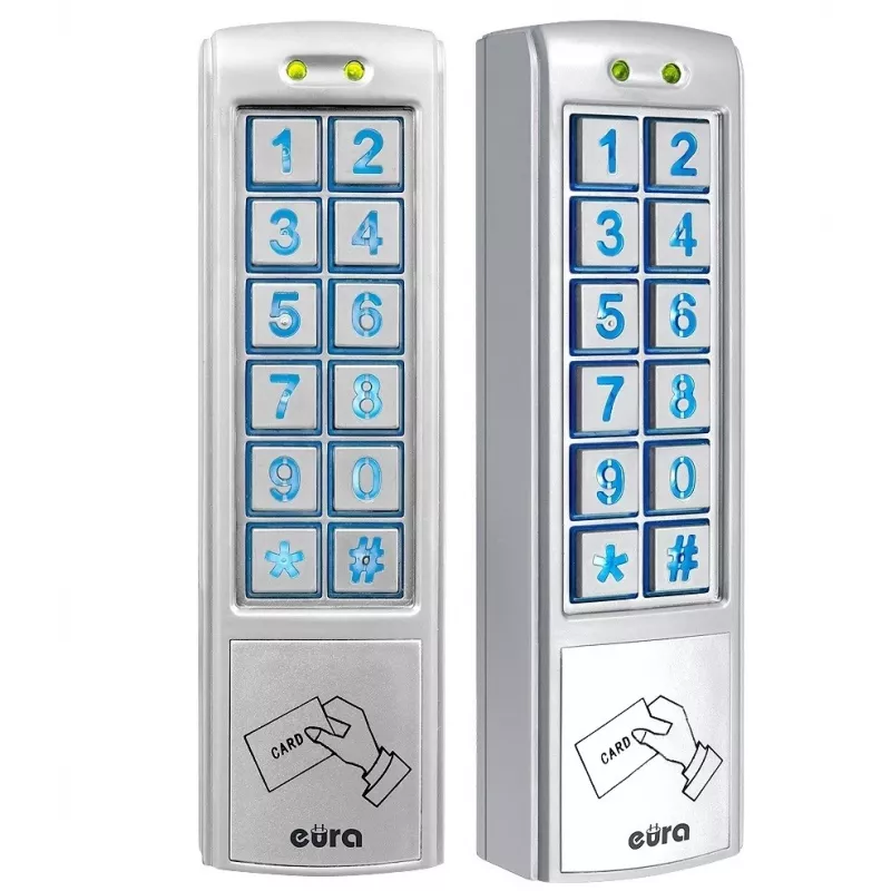 KOMBINOVANÁ ZÁMKA ''EURA'' AC-30C7 (2 výstupy, montáž na omietku, prístupová karta)