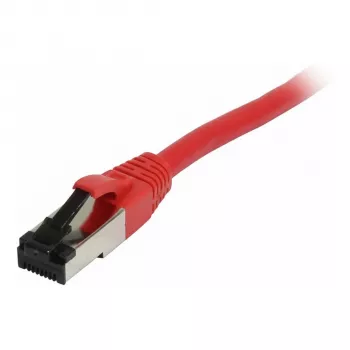 Synergy21 patch kábel RJ45, CAT8.1 2000 MHz, 0,25 m, červený, S-STP(S/FTP), TPE/LSZH(SuperFlex), AWG26,