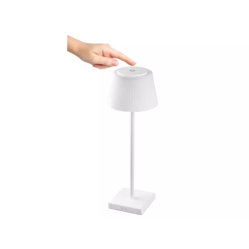 Stolná lampa TRACER Pluto biela TRAOSW47233 LED stmievateľná, biele prevedenie