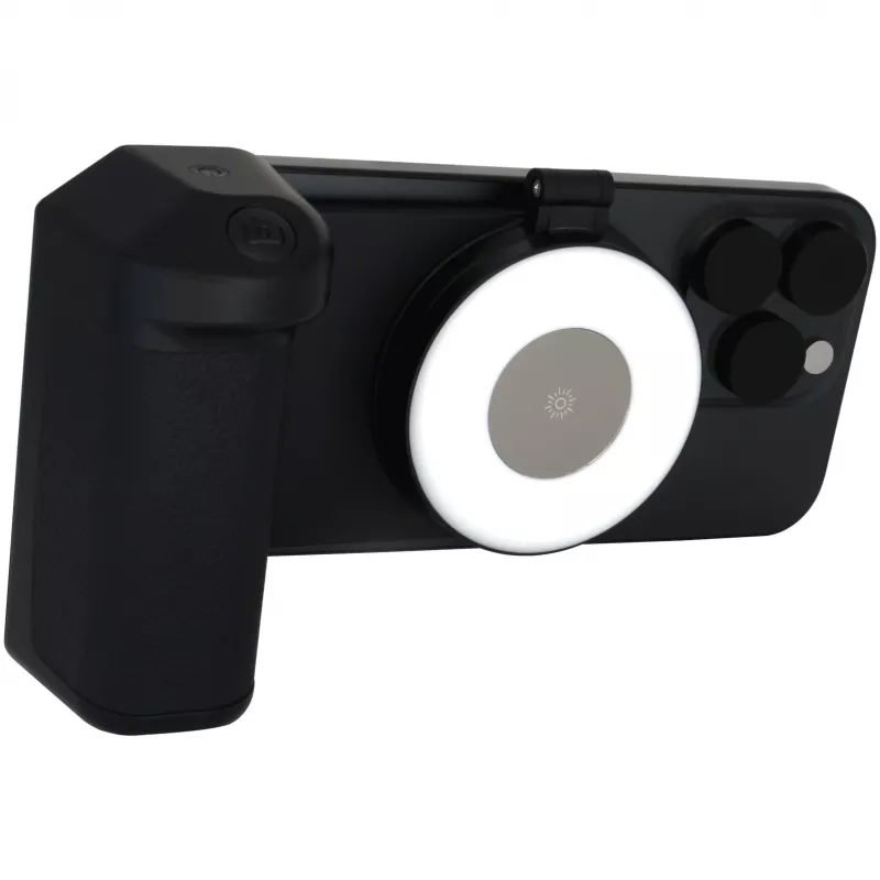 Selfie svetlo RealPower Selfie MagFree LED čierna biela ABS PU