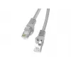 LANBERG sieťový kábel Cat6 F/UTP RJ-45 na RJ-45 3 m, sivý