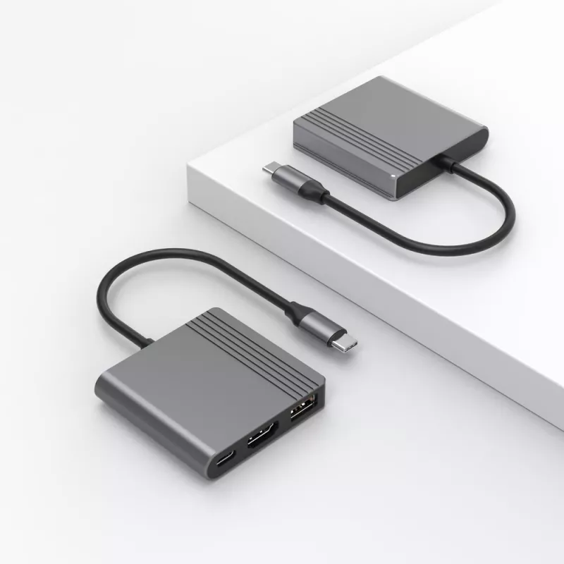 I/O adaptér USB-C na HDMI/USB3/3IN1 A-CM-COMBO3-05 GEMBIRD