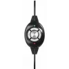 Slúchadlá MEDIA-TECH MT3573 káblové binaurálne skladacie s mikrofónom na ramene, 1,9 m kábel, USB, čierna