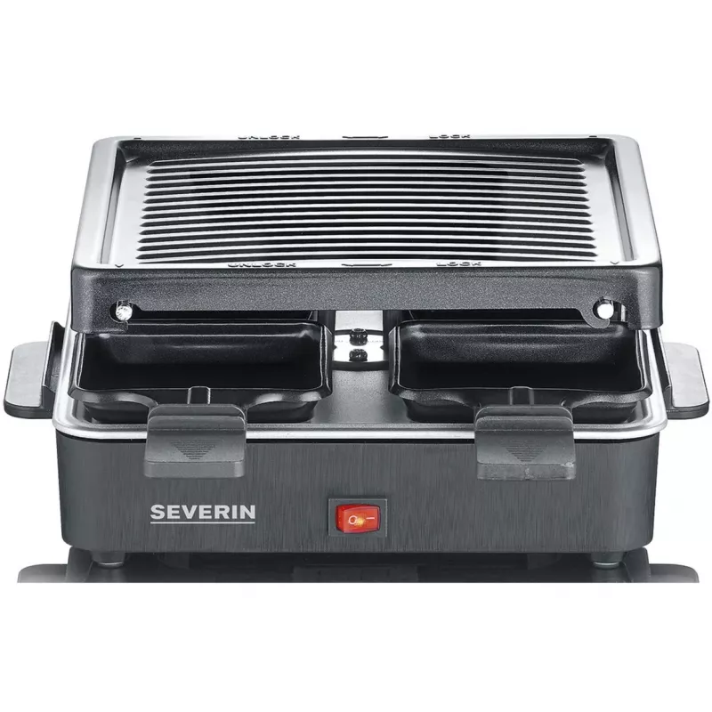 Severin Mini Raclette Gril 4 malé nepriľnavé panvičky 600 W