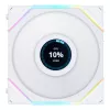 LIAN LI UNI FAN TL LCD 120mm ARGB skriňový ventilátor - biely 3-pack