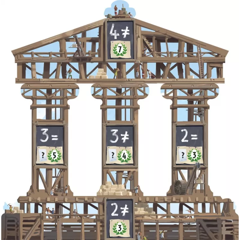 Spoločenská hra 7 DIVOV SVETA - ARCHITEKTI (POĽSKÁ VERZIA)