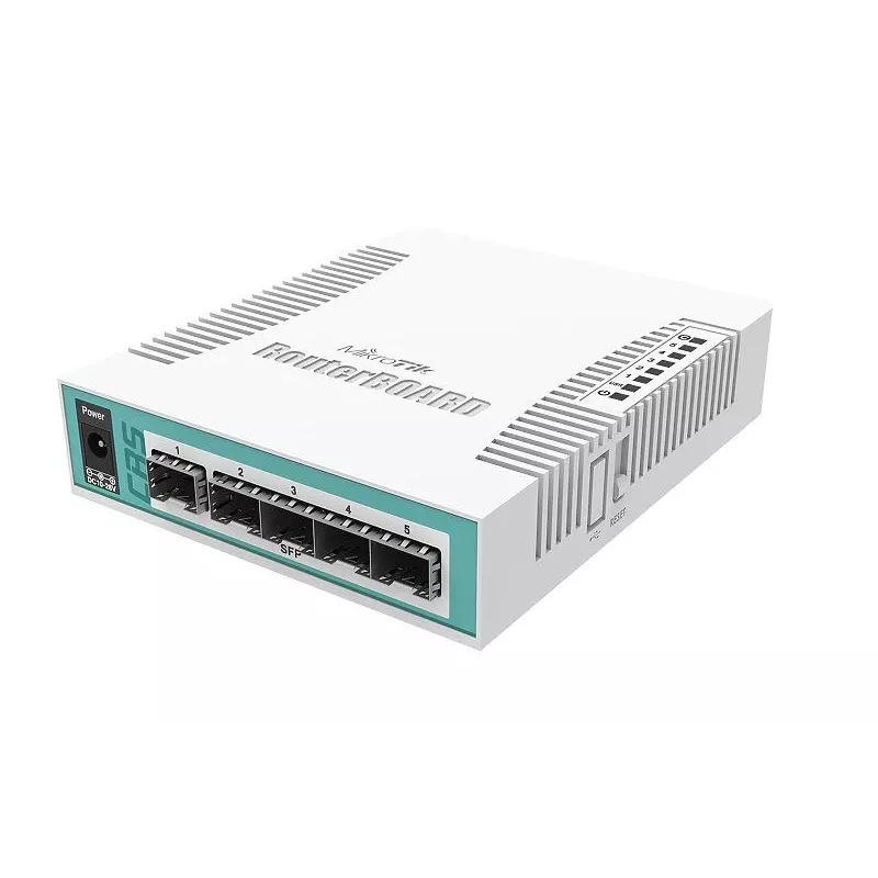 Mikrotik CRS106-1C-5S sieťový switch Gigabit Ethernet (10/100/1000) Power over Ethernet (PoE) biela