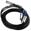 Mikrotik XQ+BC0003-XS+ kábel InfiniBand 3 m QSFP28 4x SFP28 čierny, chróm